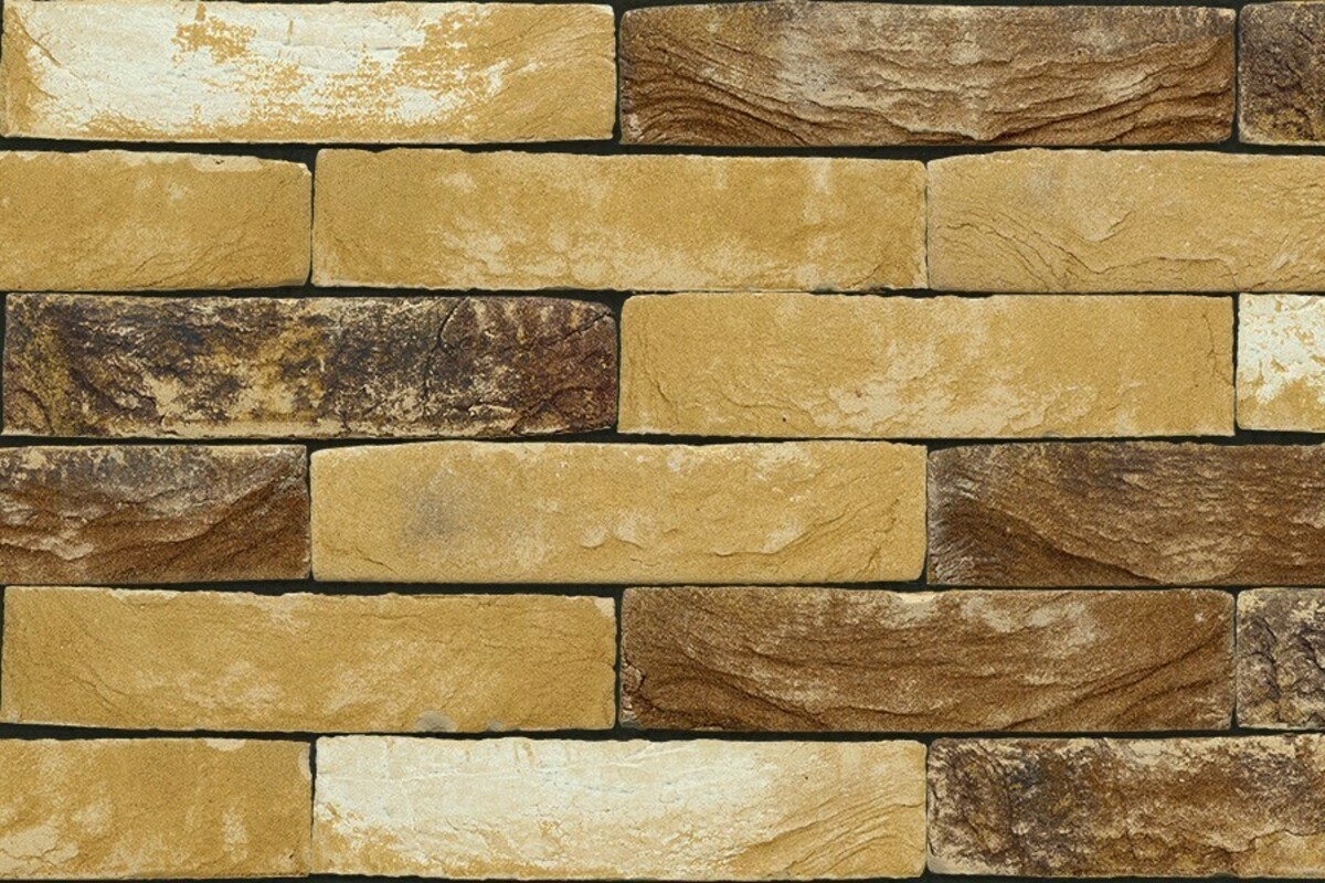 Valetta cegły ręcznie formowane, belgijskie cegły handmade, żółte płytki ceglane, żółte retro cegły, kolorowe cegły do dekoracji wnętrz, 