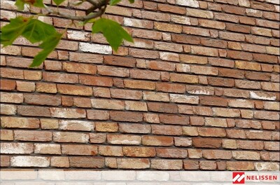 Oud Haspengouw cegła, postarzana cegła ręcznie formowana, stylizowane cegły, cegły budowlane, czerwone postarzane cegły, Nelissen